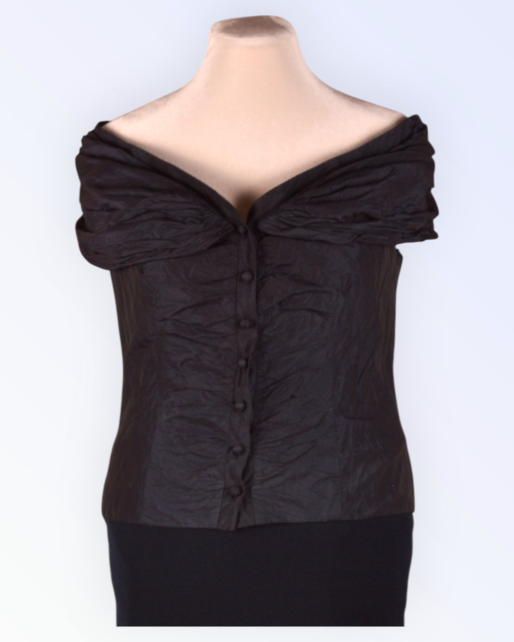 Heine tummanharmaa korsetti