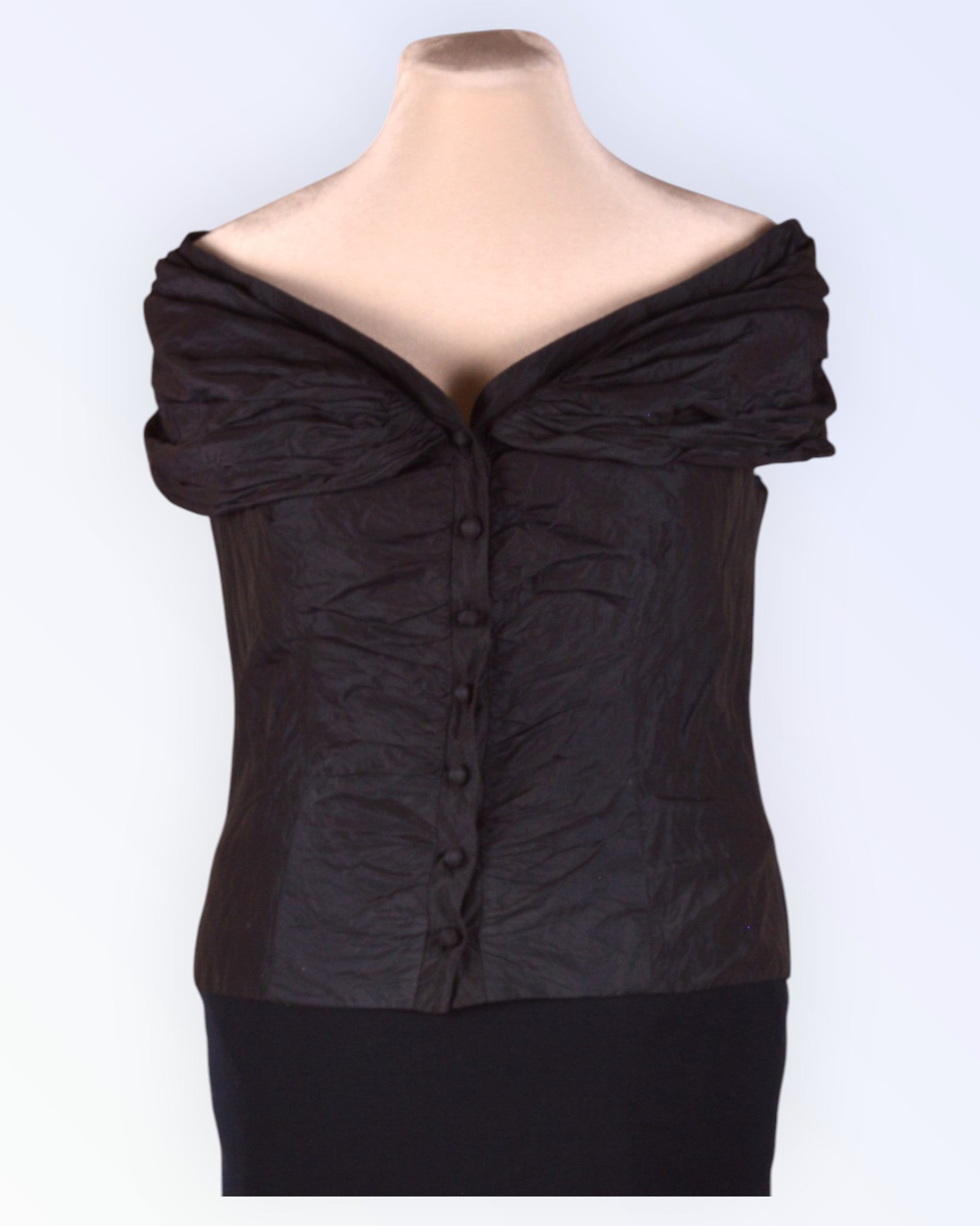 Heine tummanharmaa korsetti