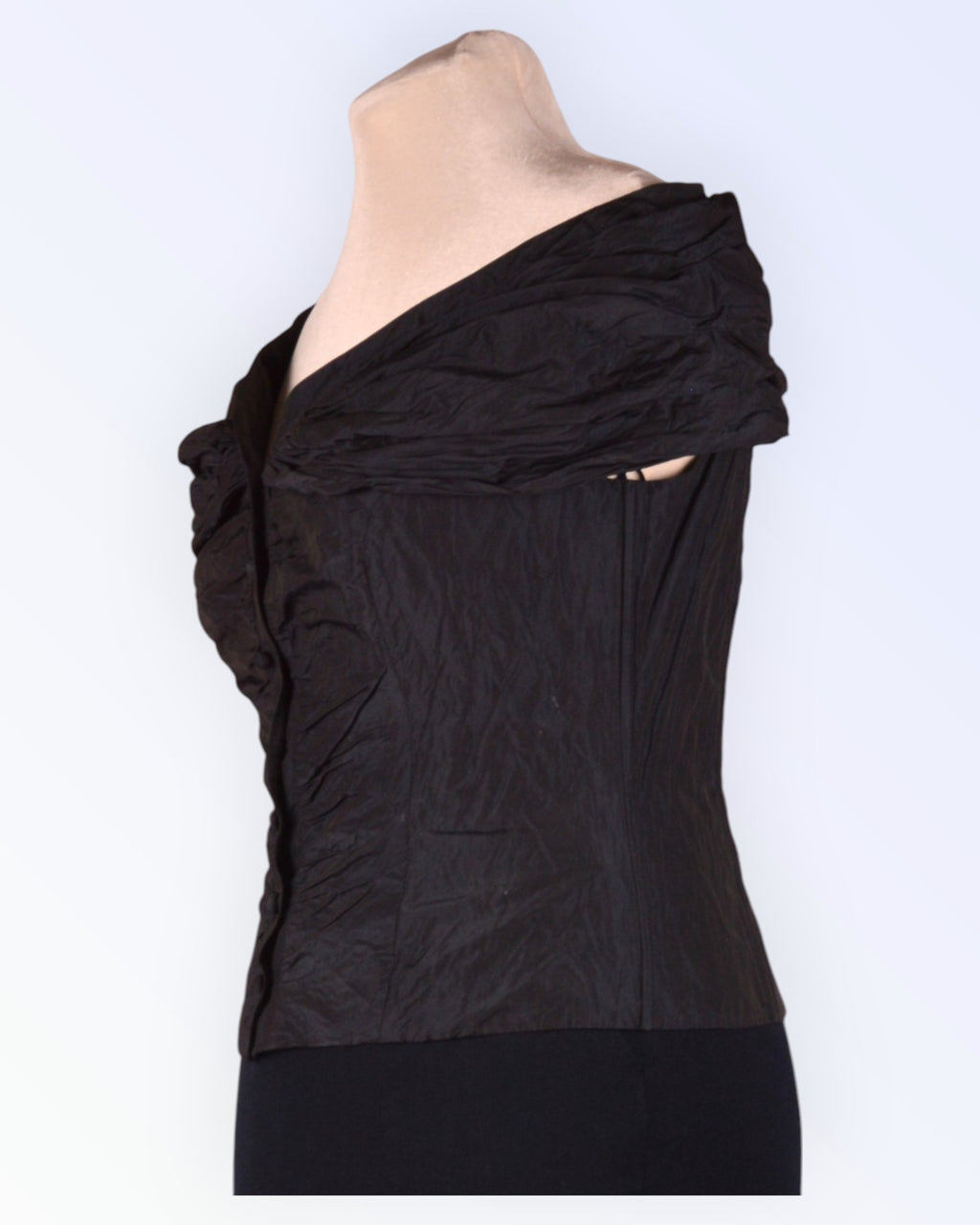 Heine tummanharmaa korsetti