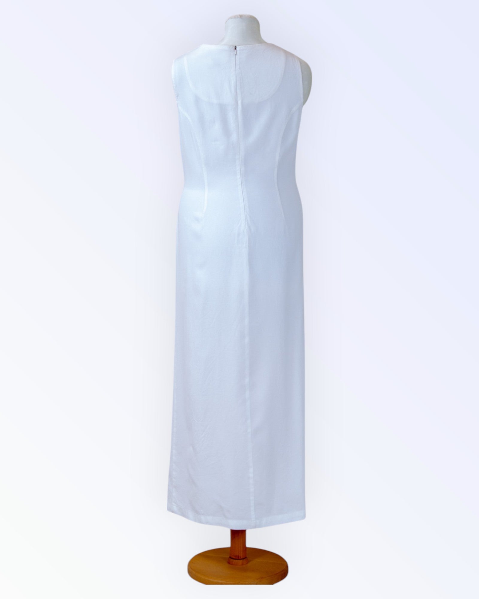Voglia white maxi dress