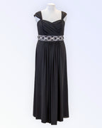 Mustast šifoonist pikk pidulik kleit