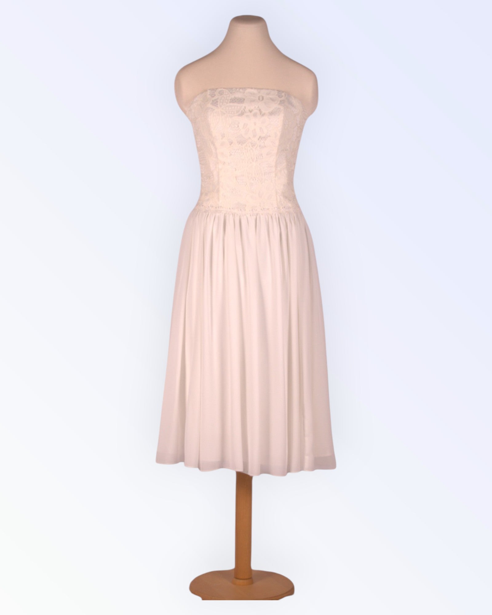 Festive off-white dress