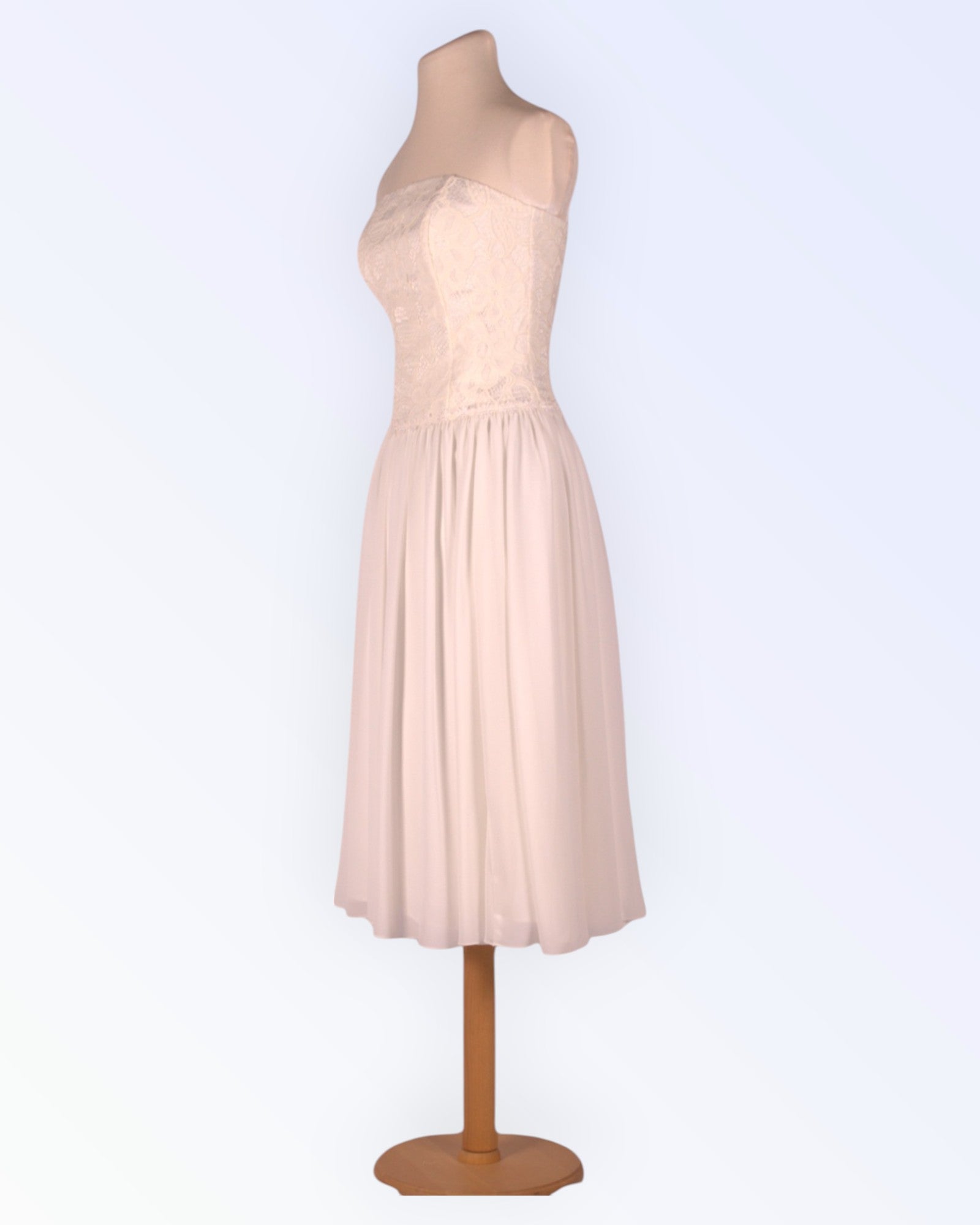 Festive off-white dress