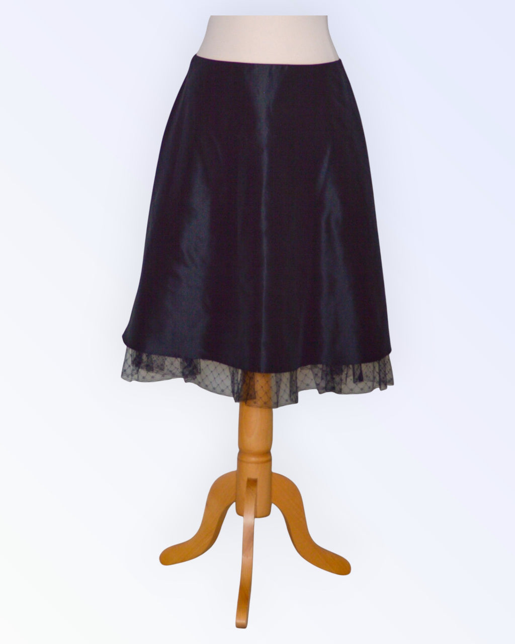 Black formal skirt