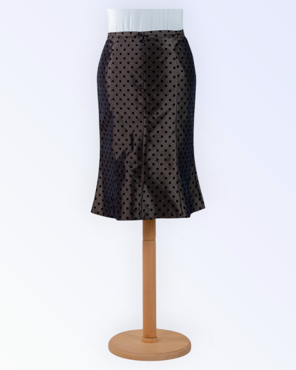 Pola polka dot taffeta skirt