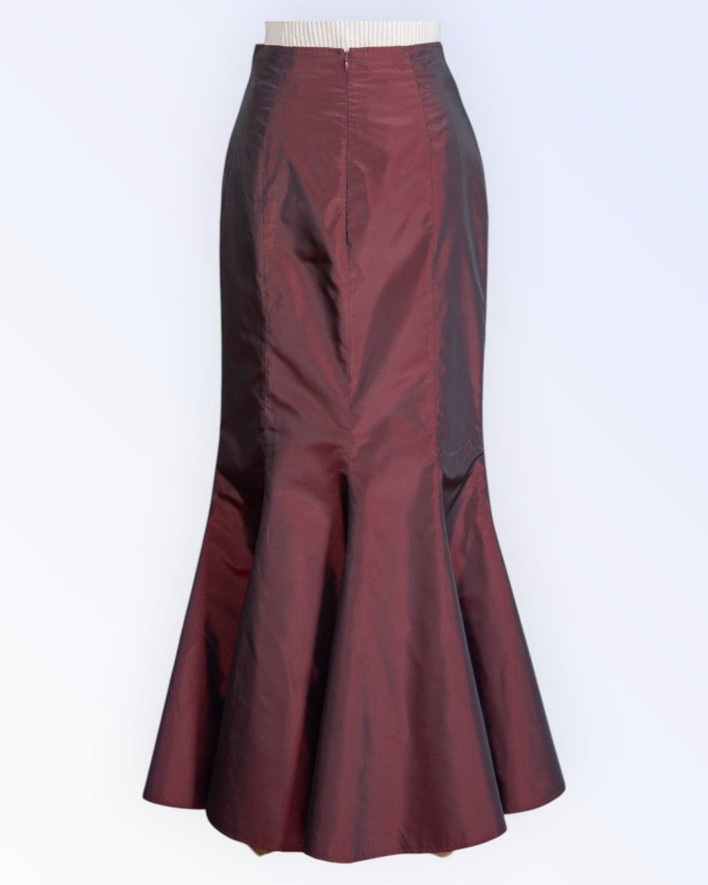 Swing festive burgundy skirt