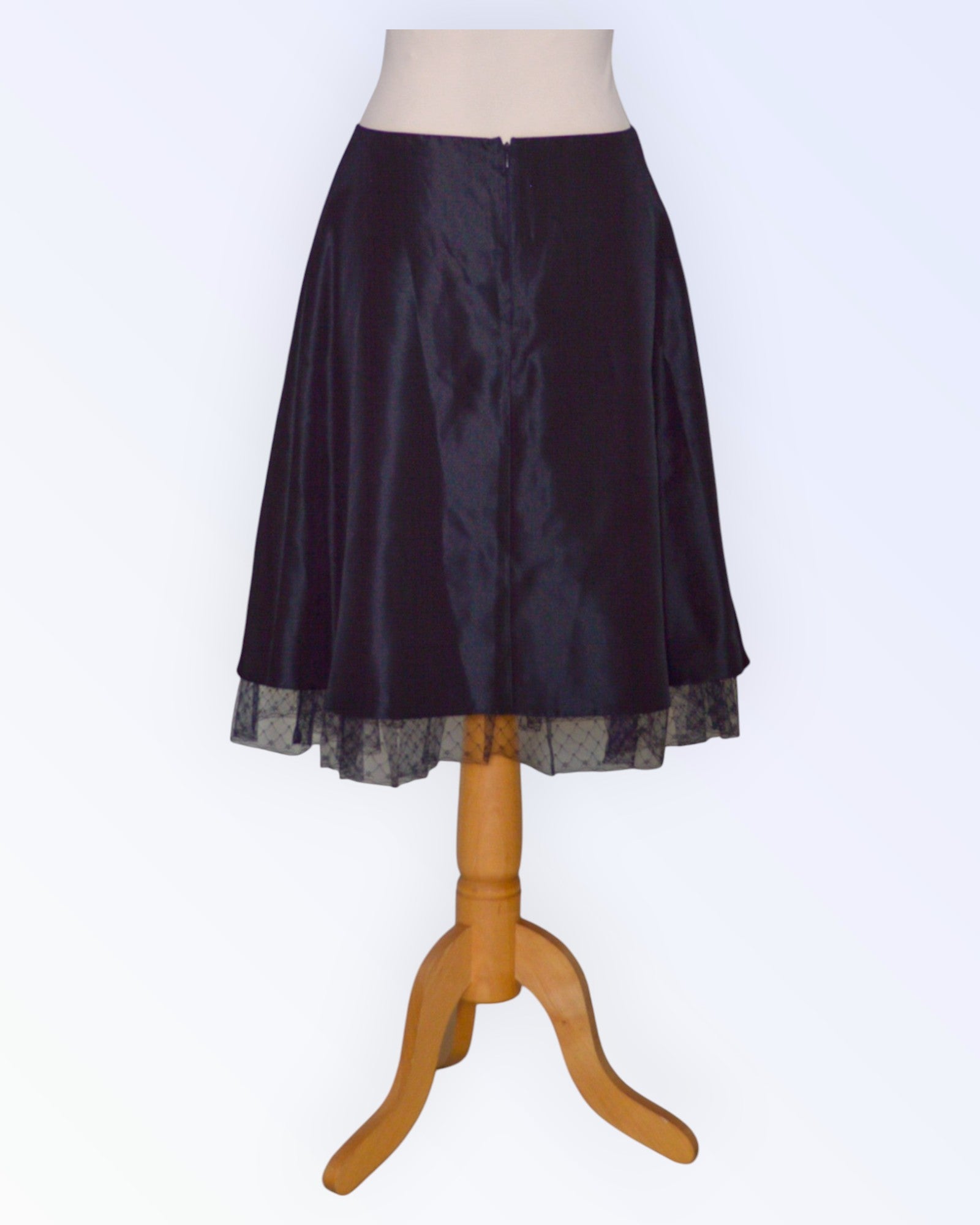 Black formal skirt
