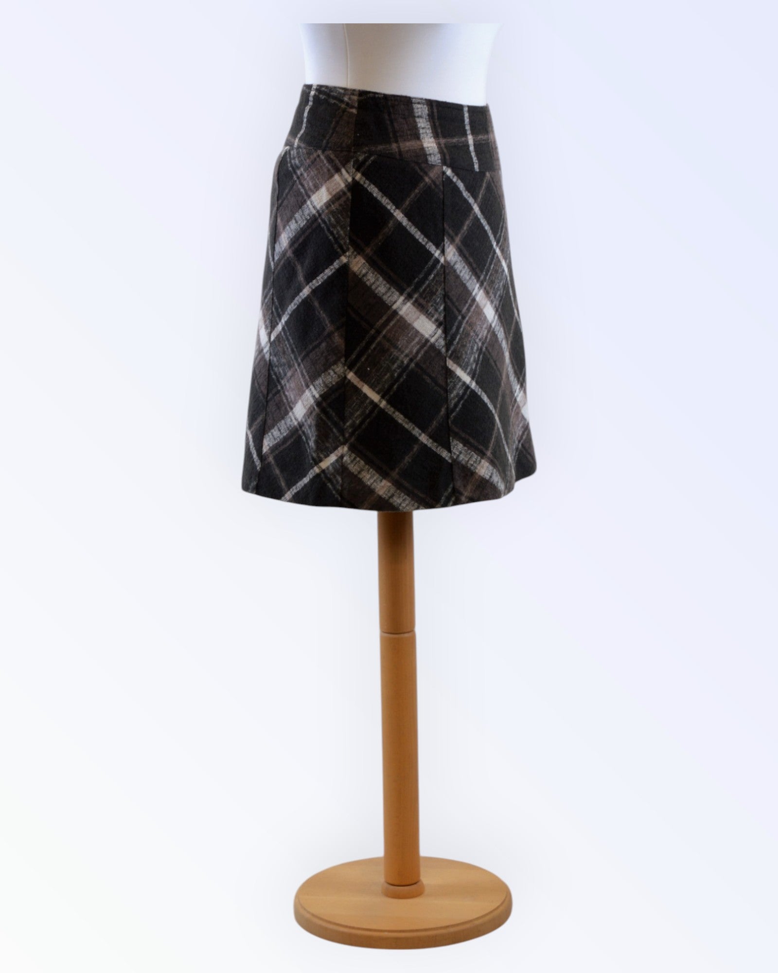 Street One plaid skirt