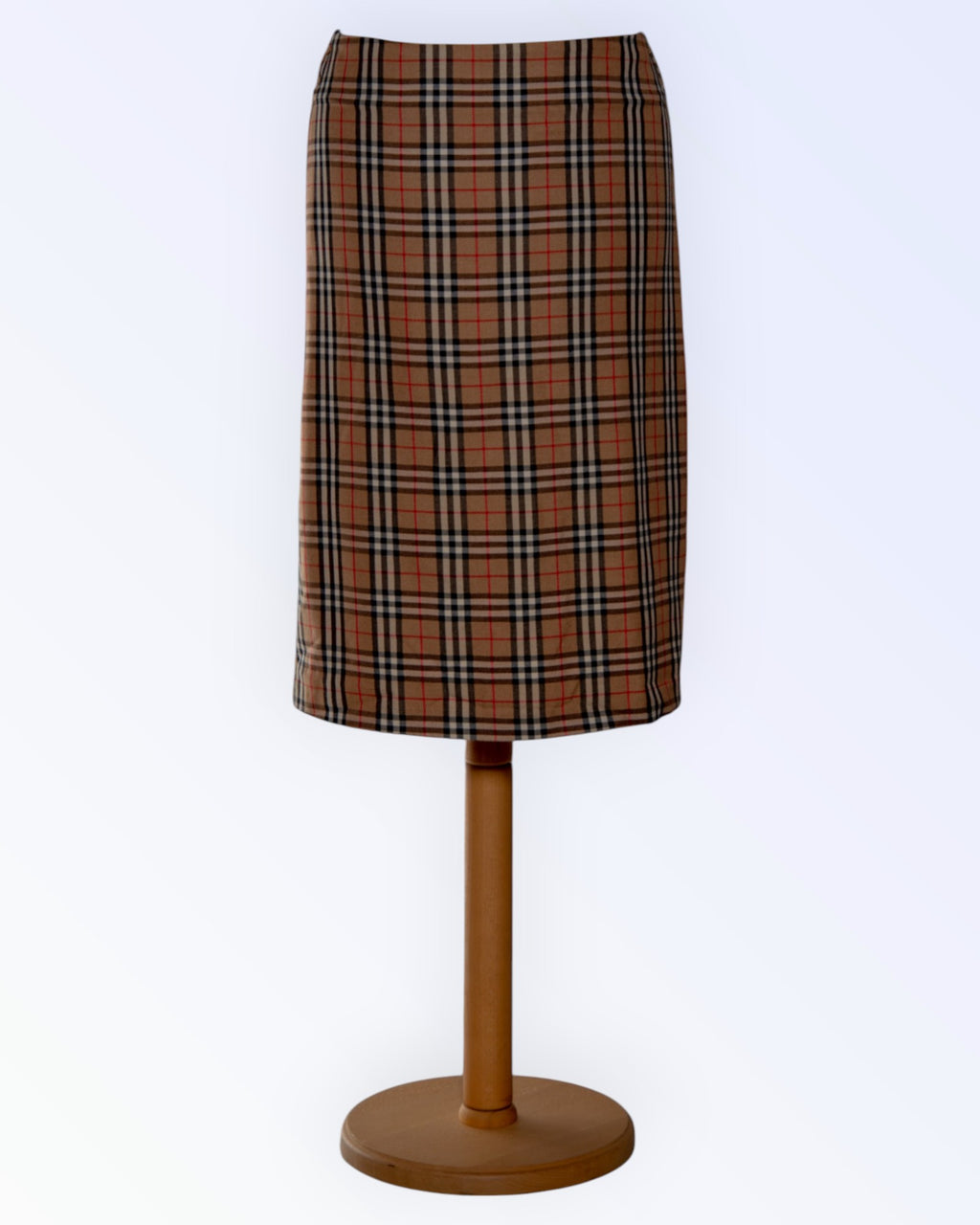 Peppercorn plaid skirt