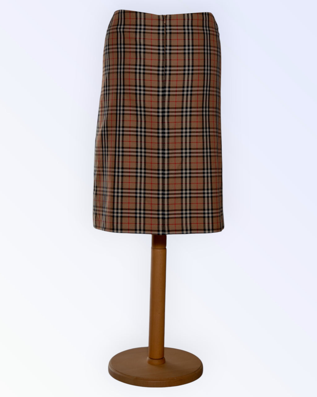 Peppercorn plaid skirt
