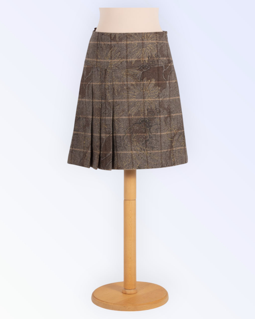 More&amp;More checked skirt