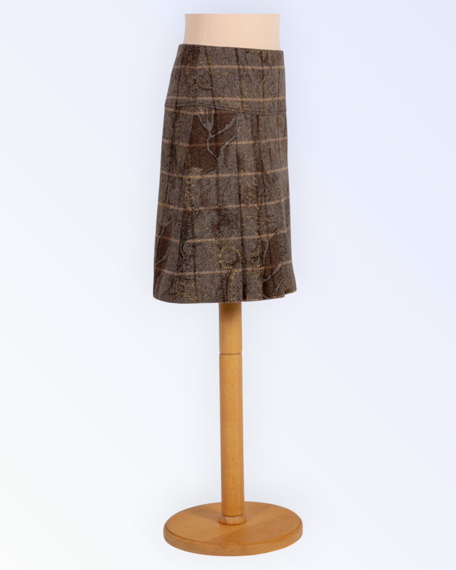 More&amp;More checked skirt