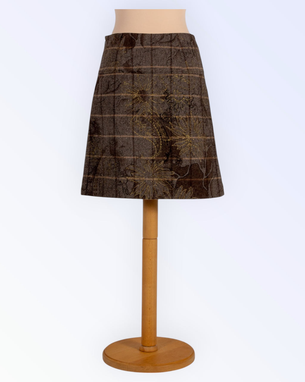 More&amp;More checked skirt