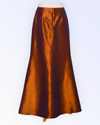 Brown formal skirt