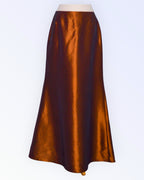 Brown formal skirt