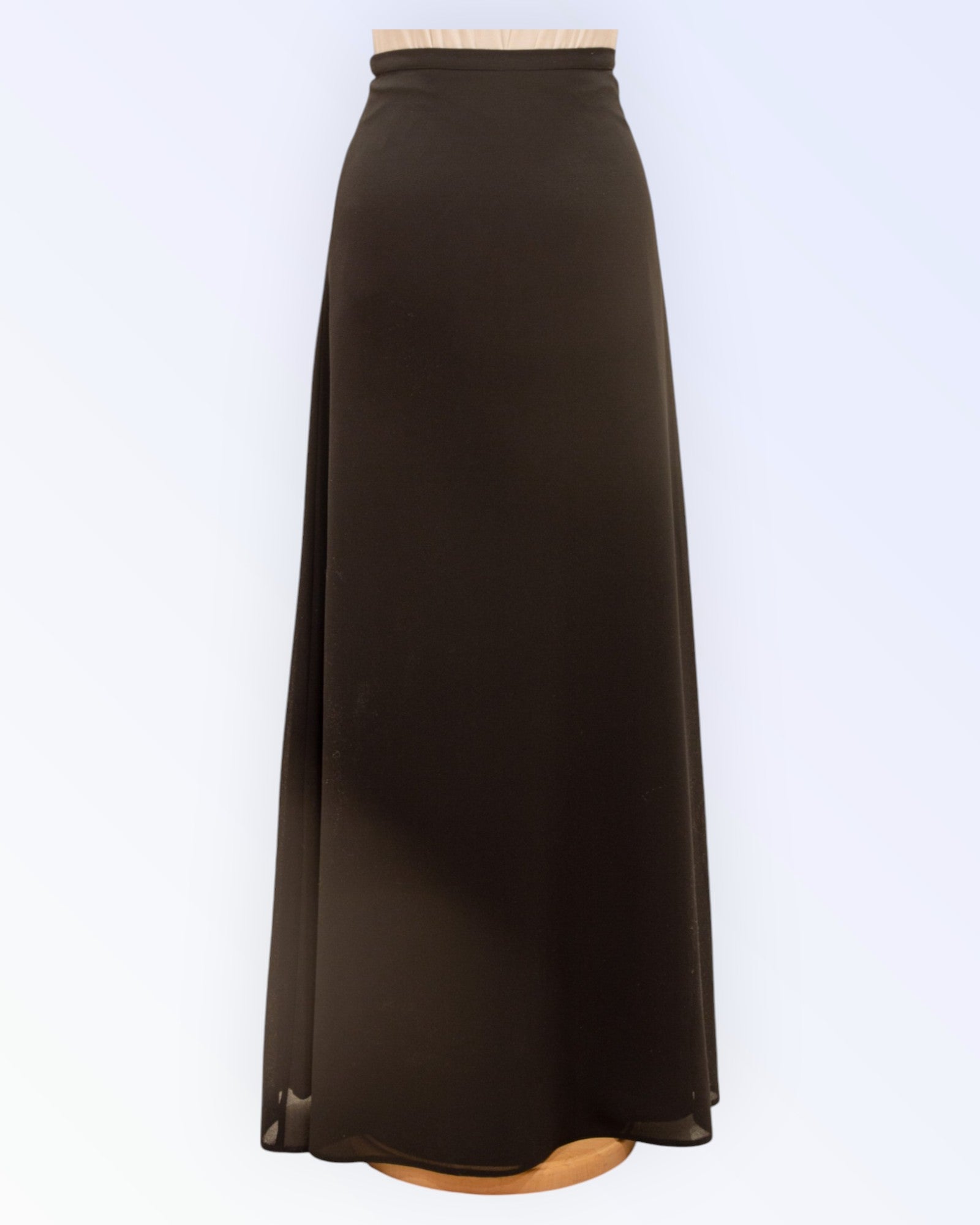 Long formal black skirt