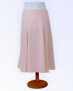 Pink chiffon skirt
