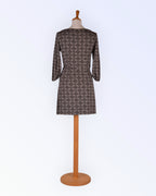 Sti black and white knit dress