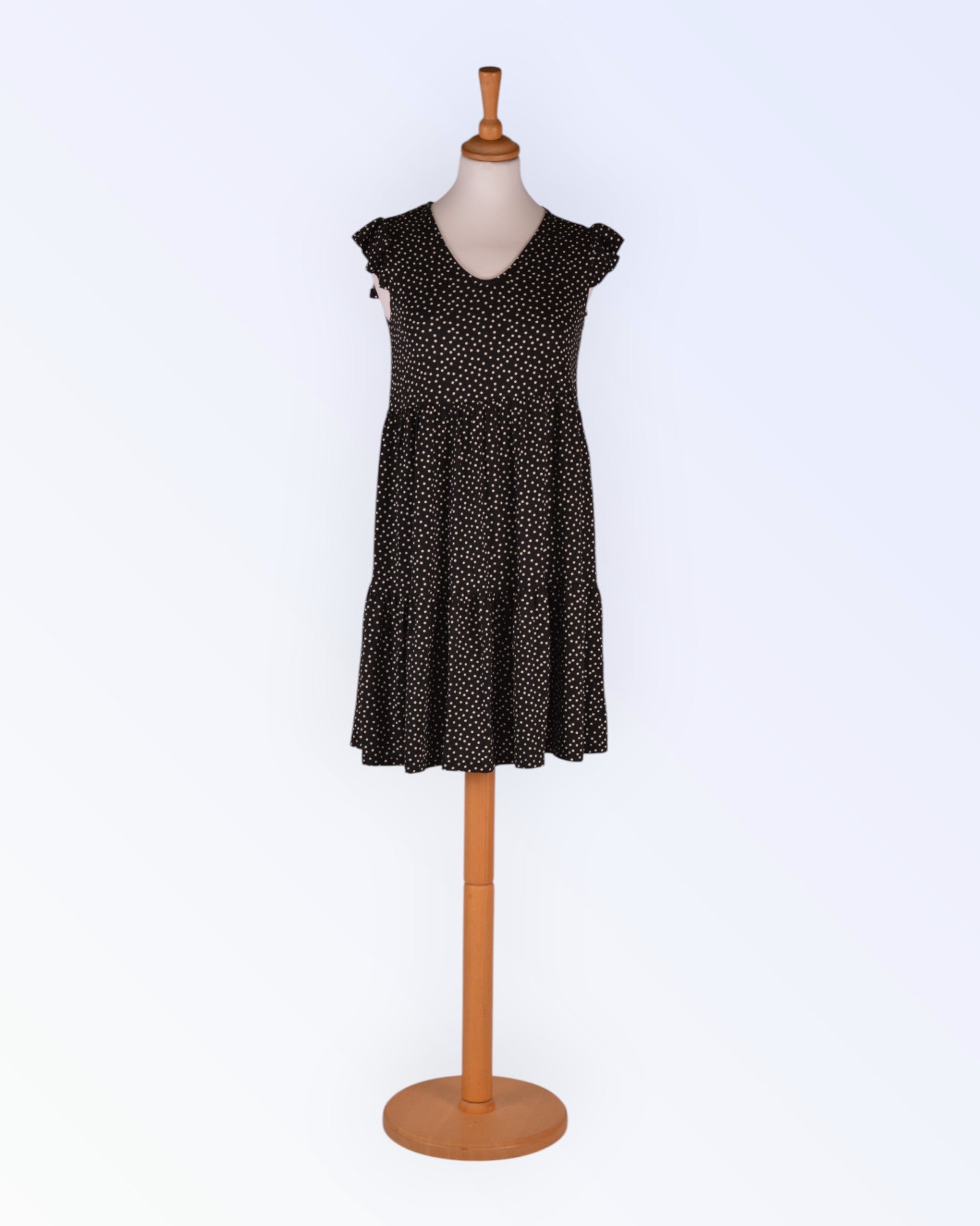 Redherring black and white polka dot dress