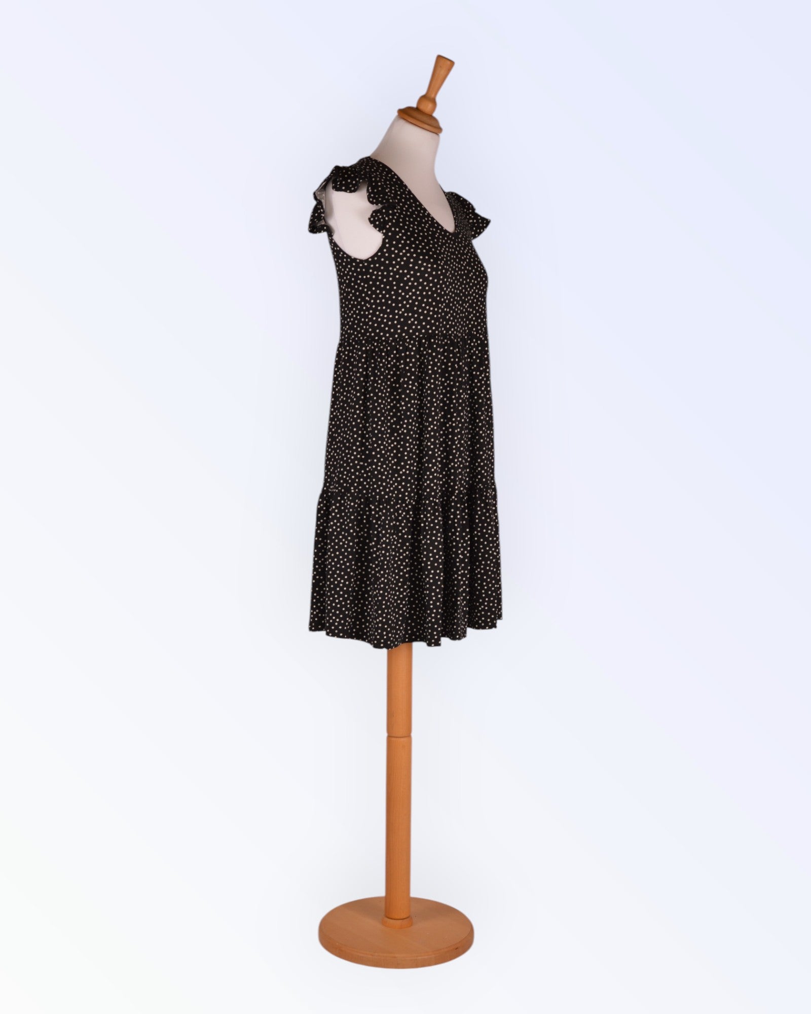 Redherring black and white polka dot dress