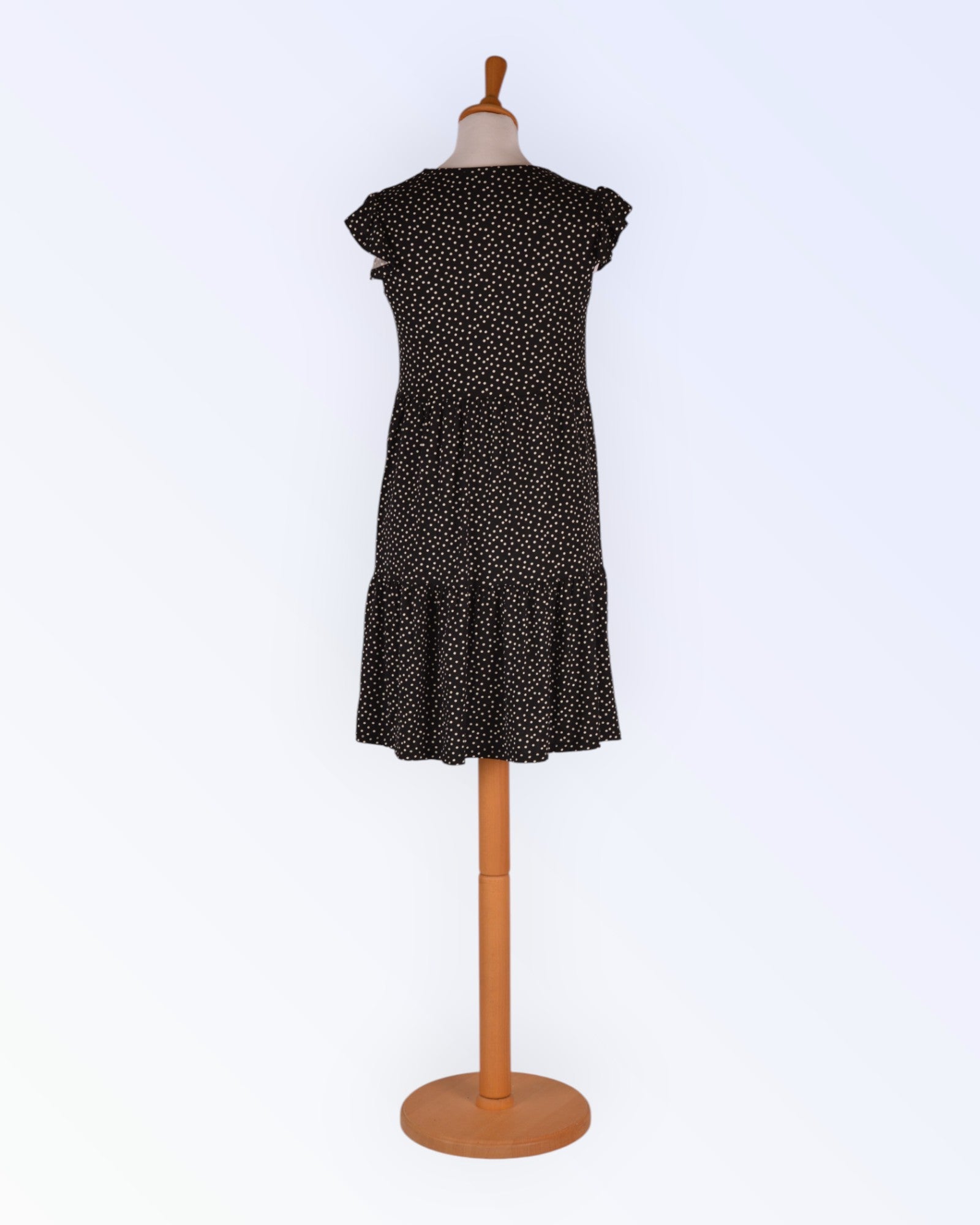 Redherring black and white polka dot dress