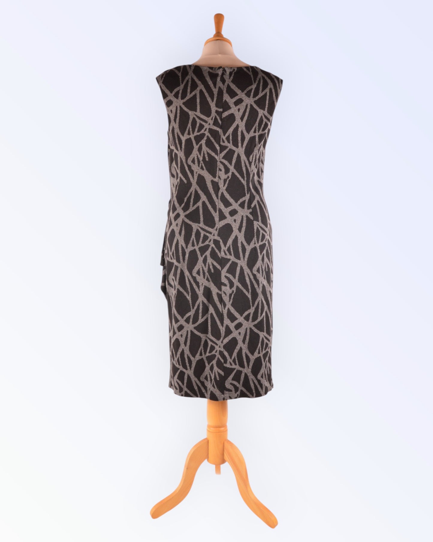 Sti straight-cut knit dress