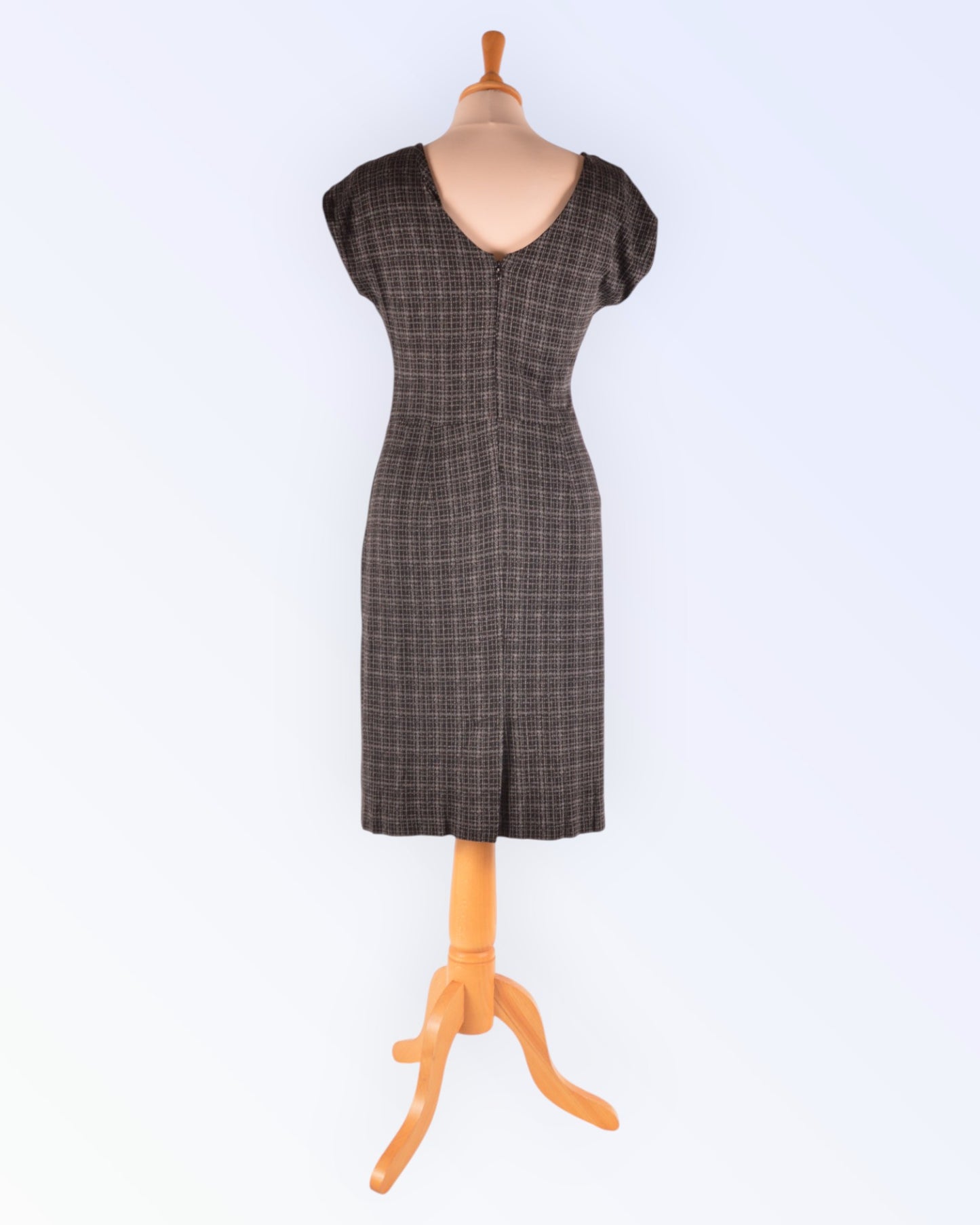 Sti straight-cut knit dress