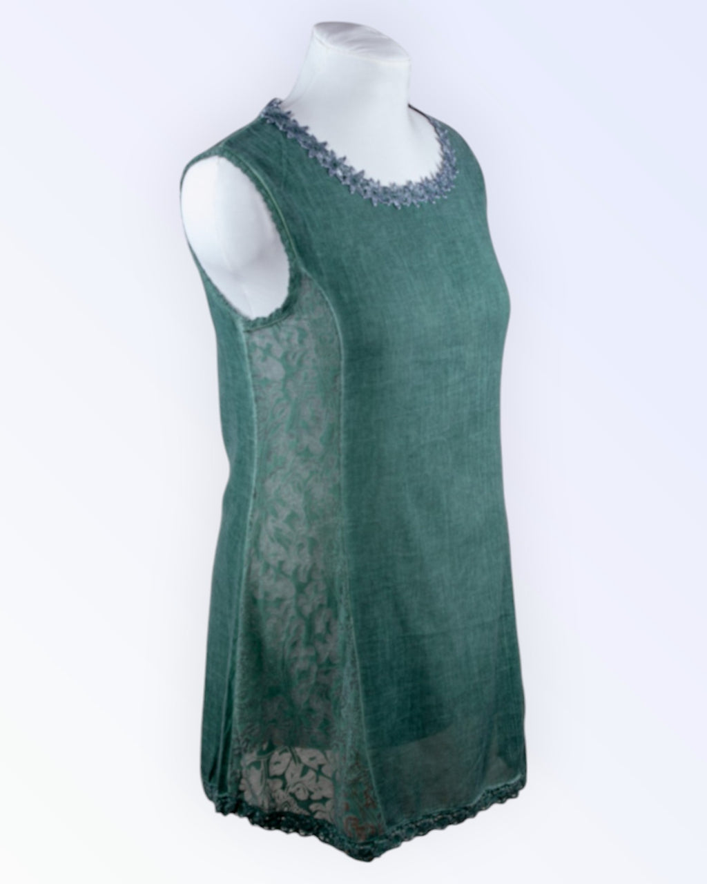 Carole Hochman green tunic