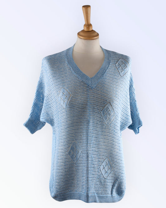 Vivance Collection vaaleansininen neule
