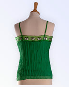 Vila Clothes green top
