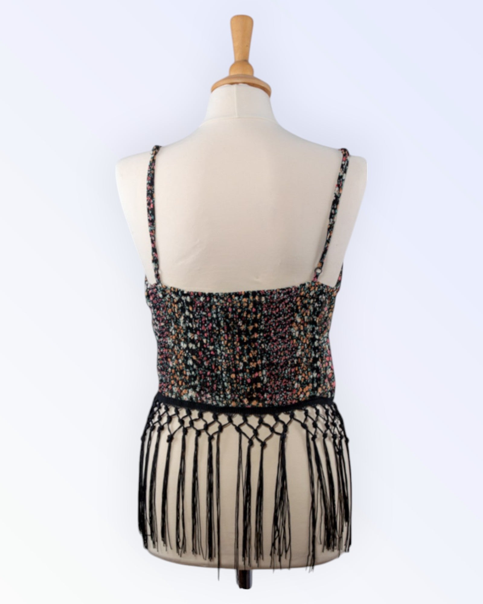 Paper Heart värviline narmastega top