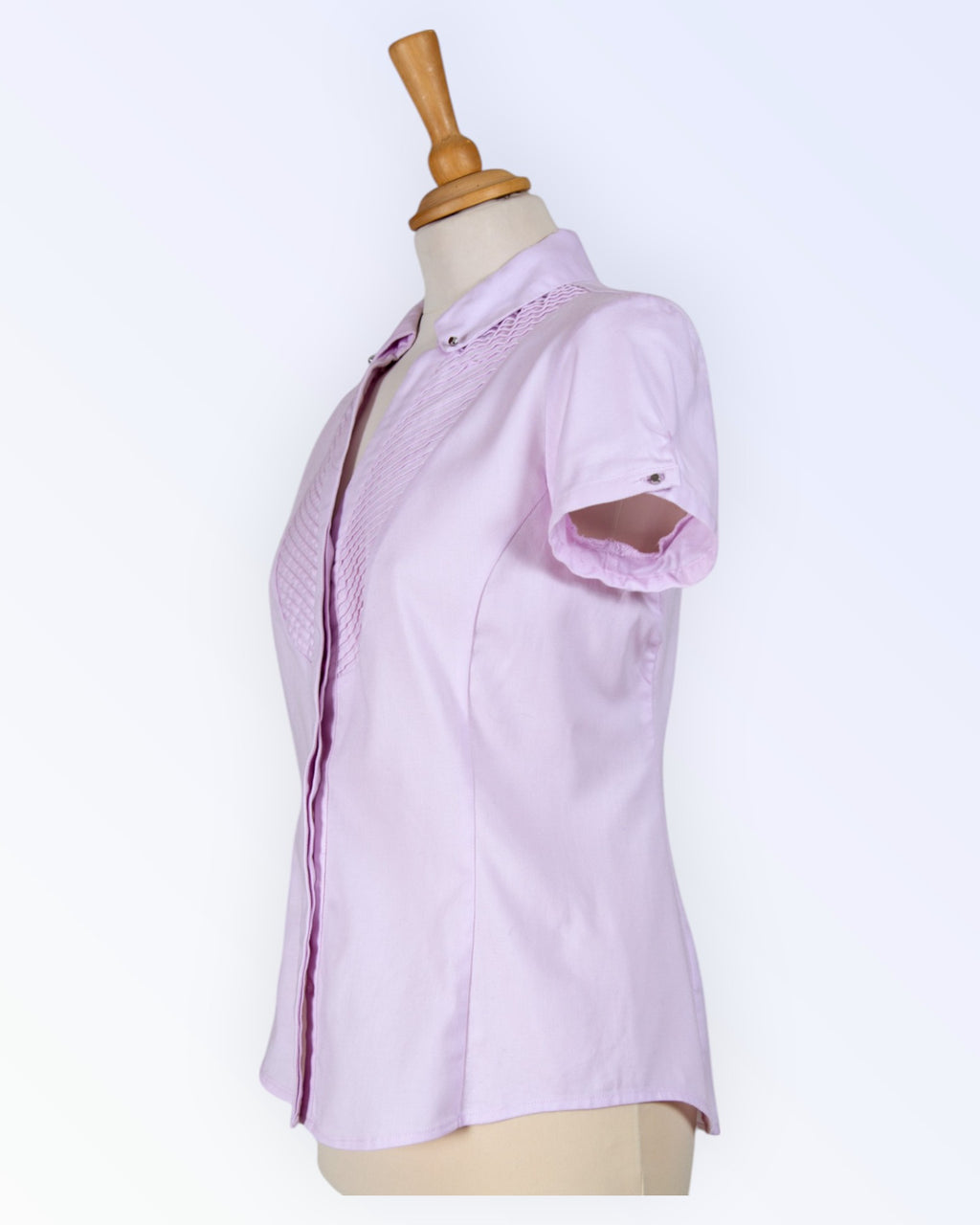 Vaaleanpunainen puuvillapusero