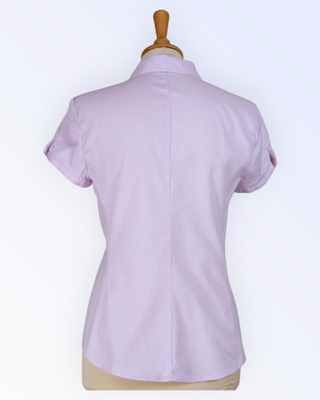 Vaaleanpunainen puuvillapusero