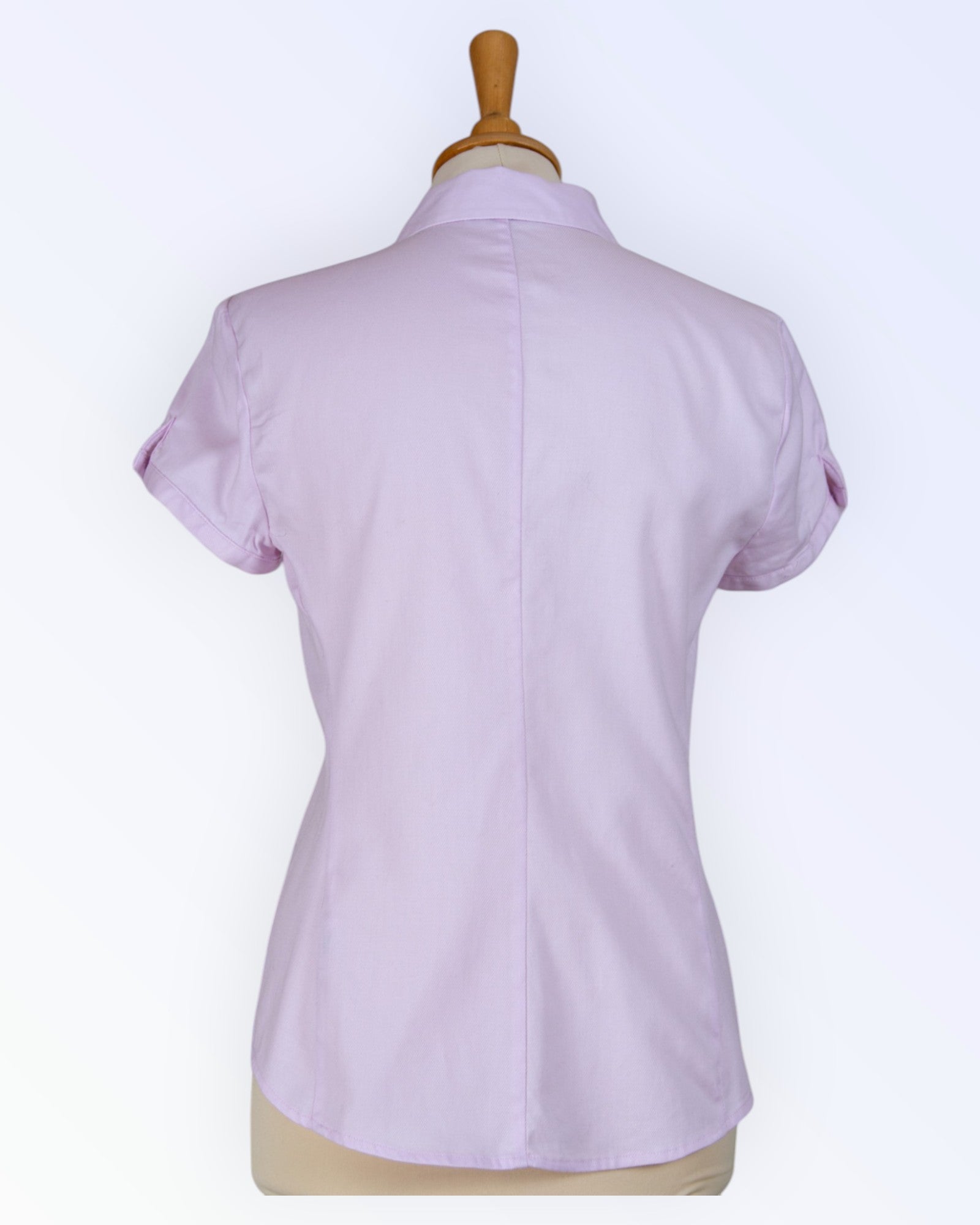 Vaaleanpunainen puuvillapusero