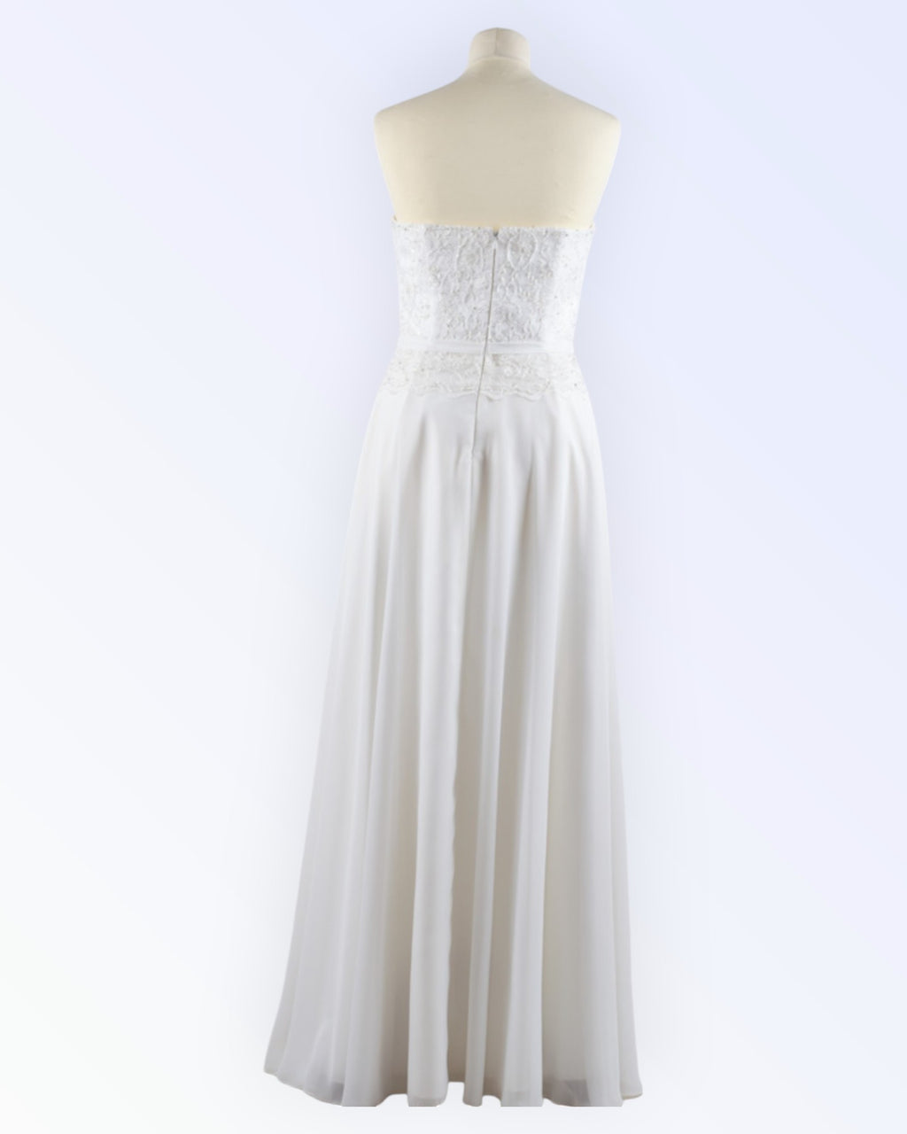 Chiffon wedding dress