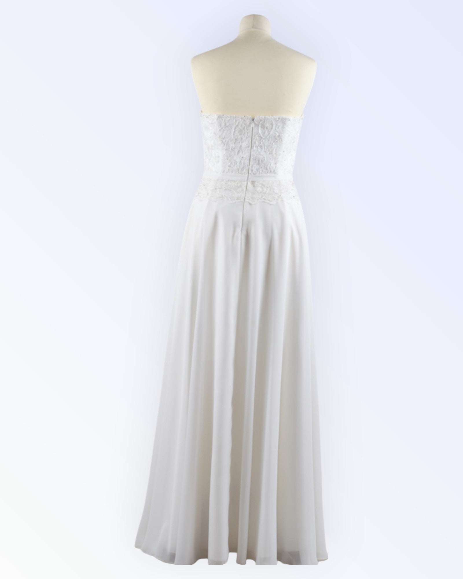 Chiffon wedding dress
