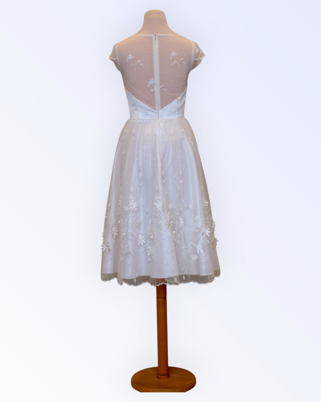 Off-white formal lace dress