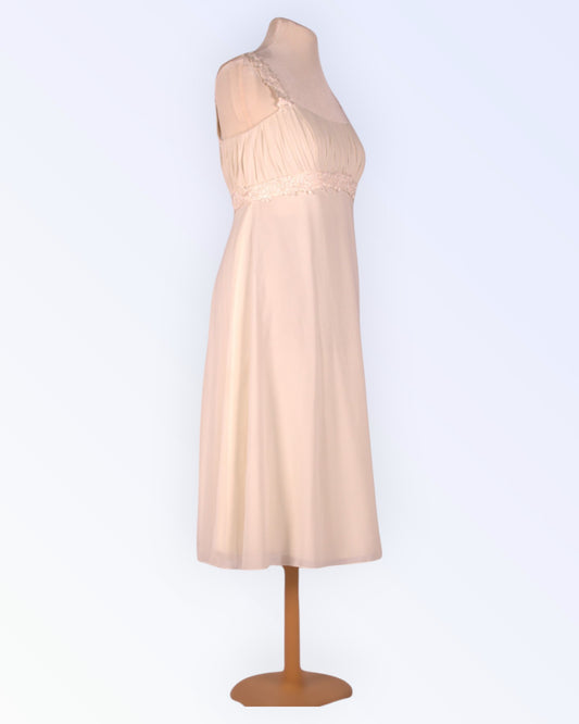 Empire-cut chiffon dress