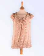 Esprit floral print loose-fitting summer blouse