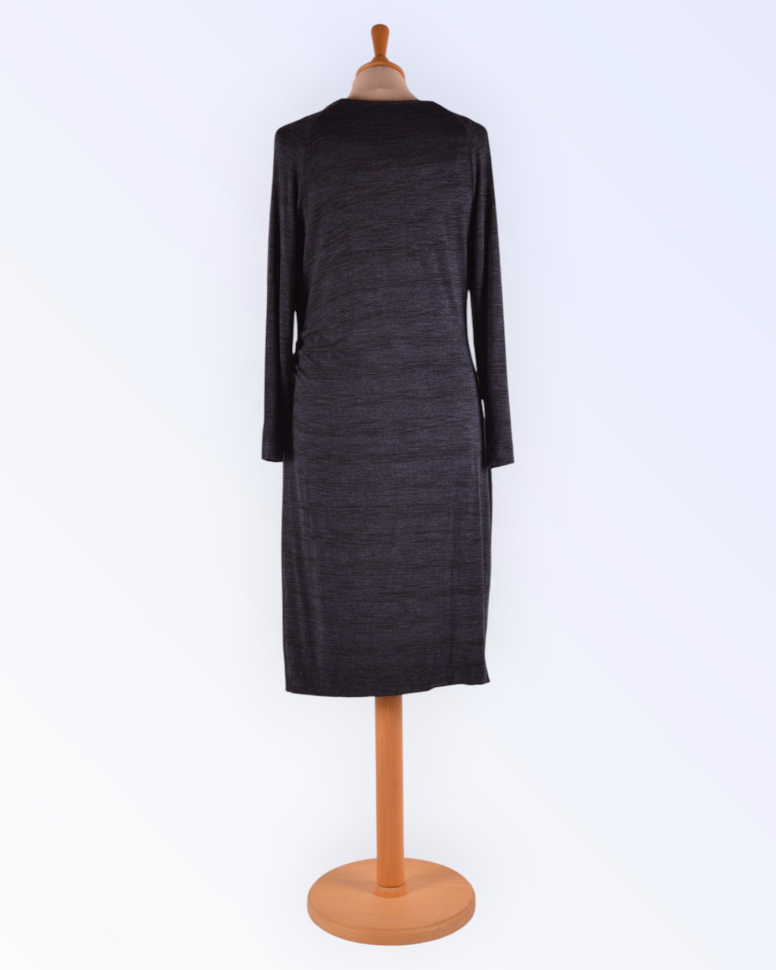 Autograph tumesinine mustaga trikotaažkleit