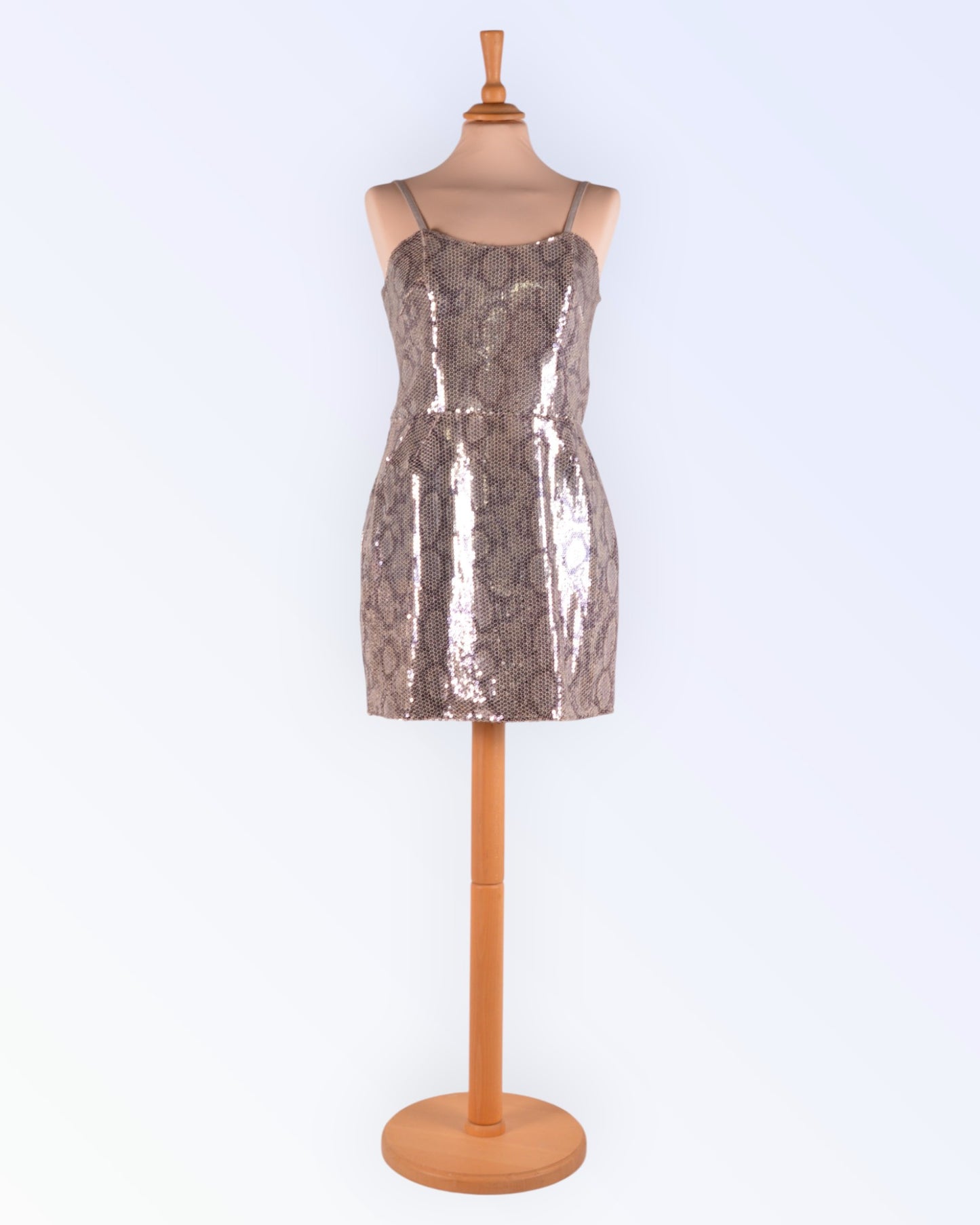 Lipsy silver sequin dress
