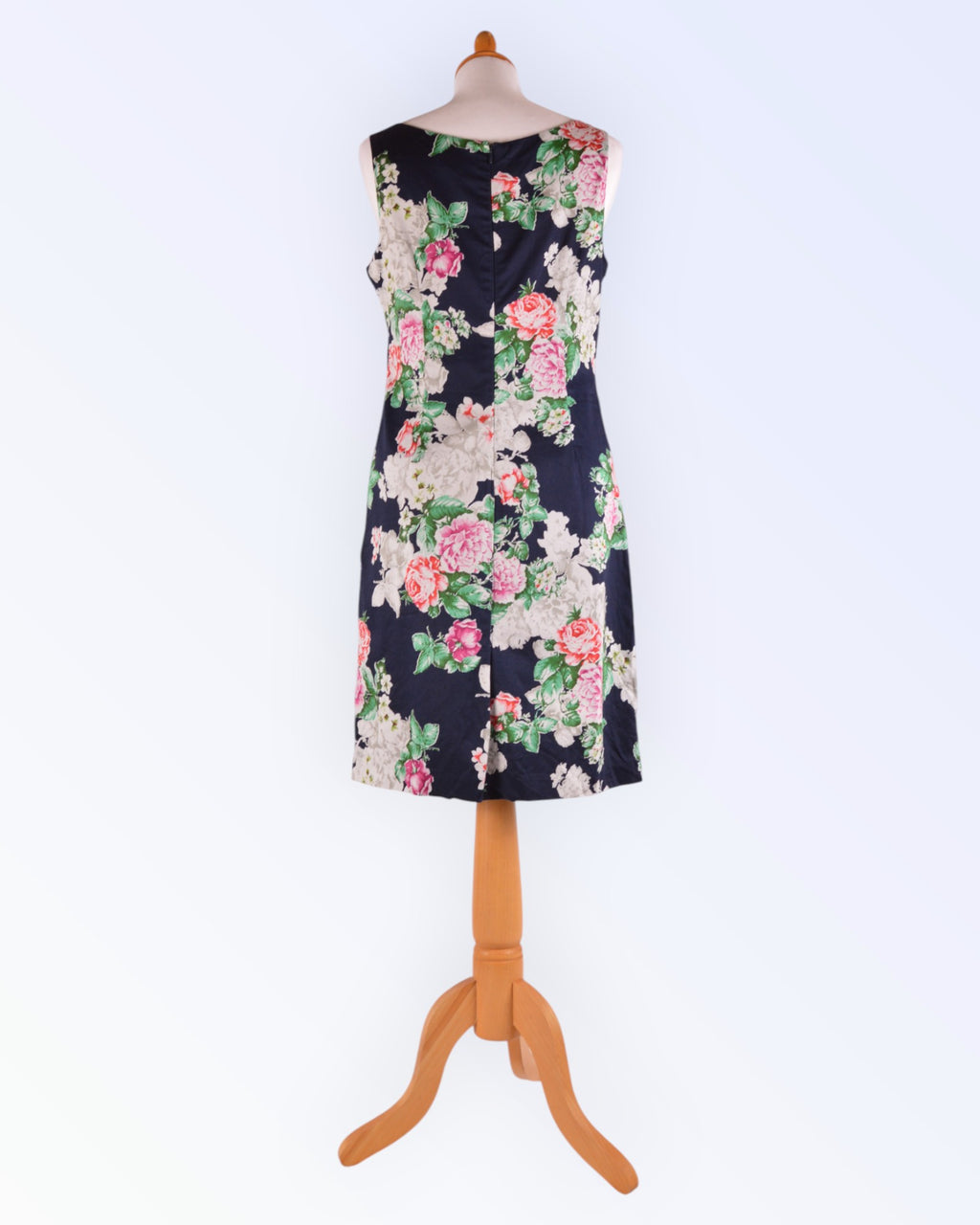 S.t.i floral cotton satin summer dress
