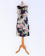 S.t.i floral cotton satin summer dress