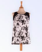 Arcade black and white top