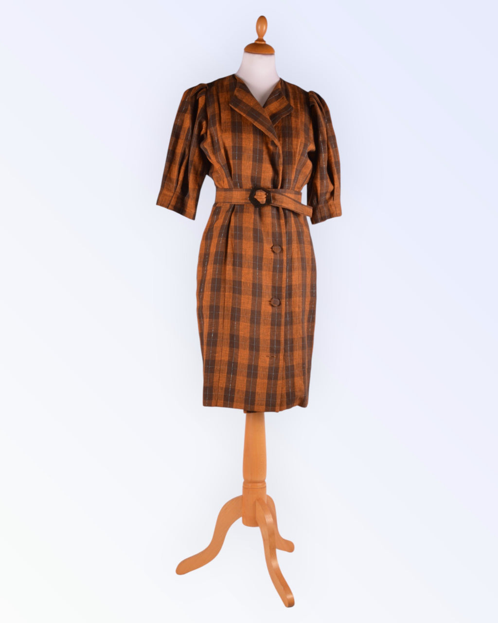 Uterqüe checked dress