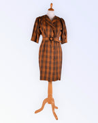 Uterqüe checked dress