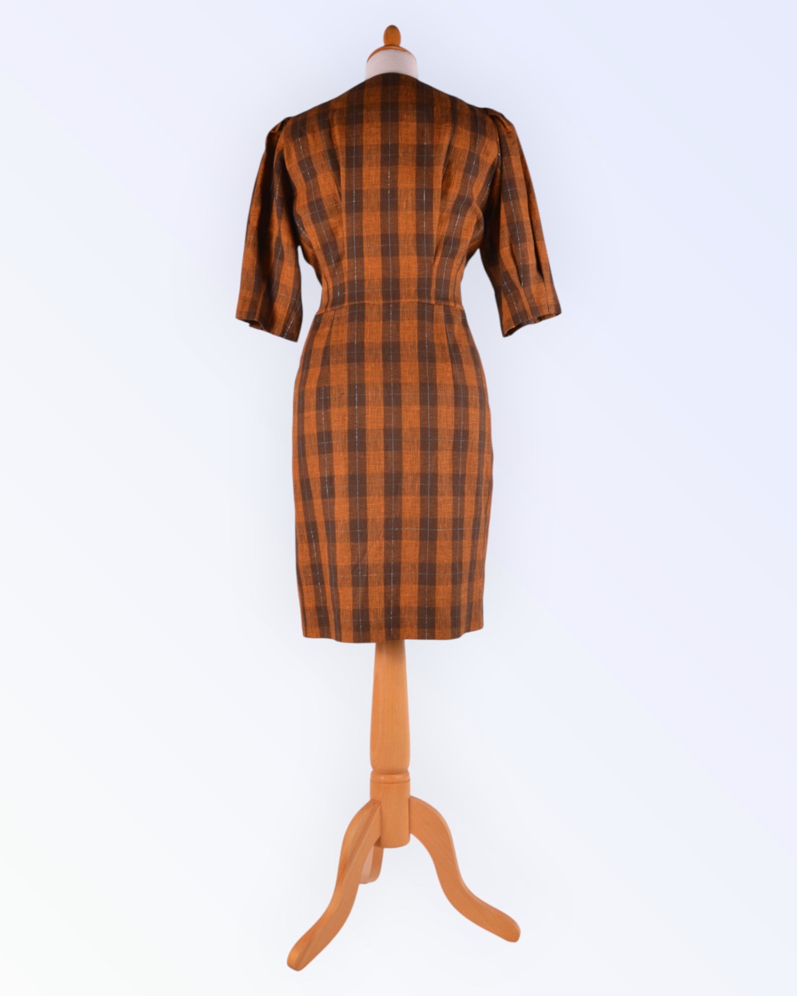 Uterqüe checked dress
