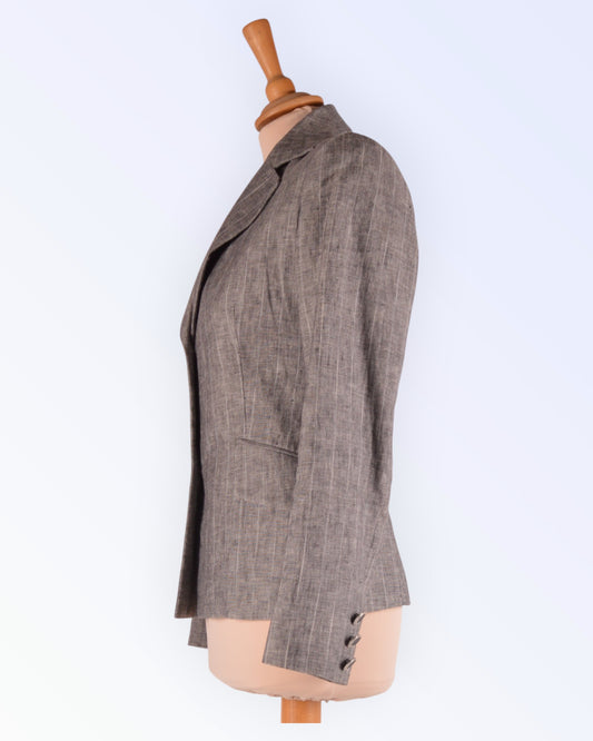 Grey linen jacket