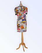 Cinema Donna colorful knit dress