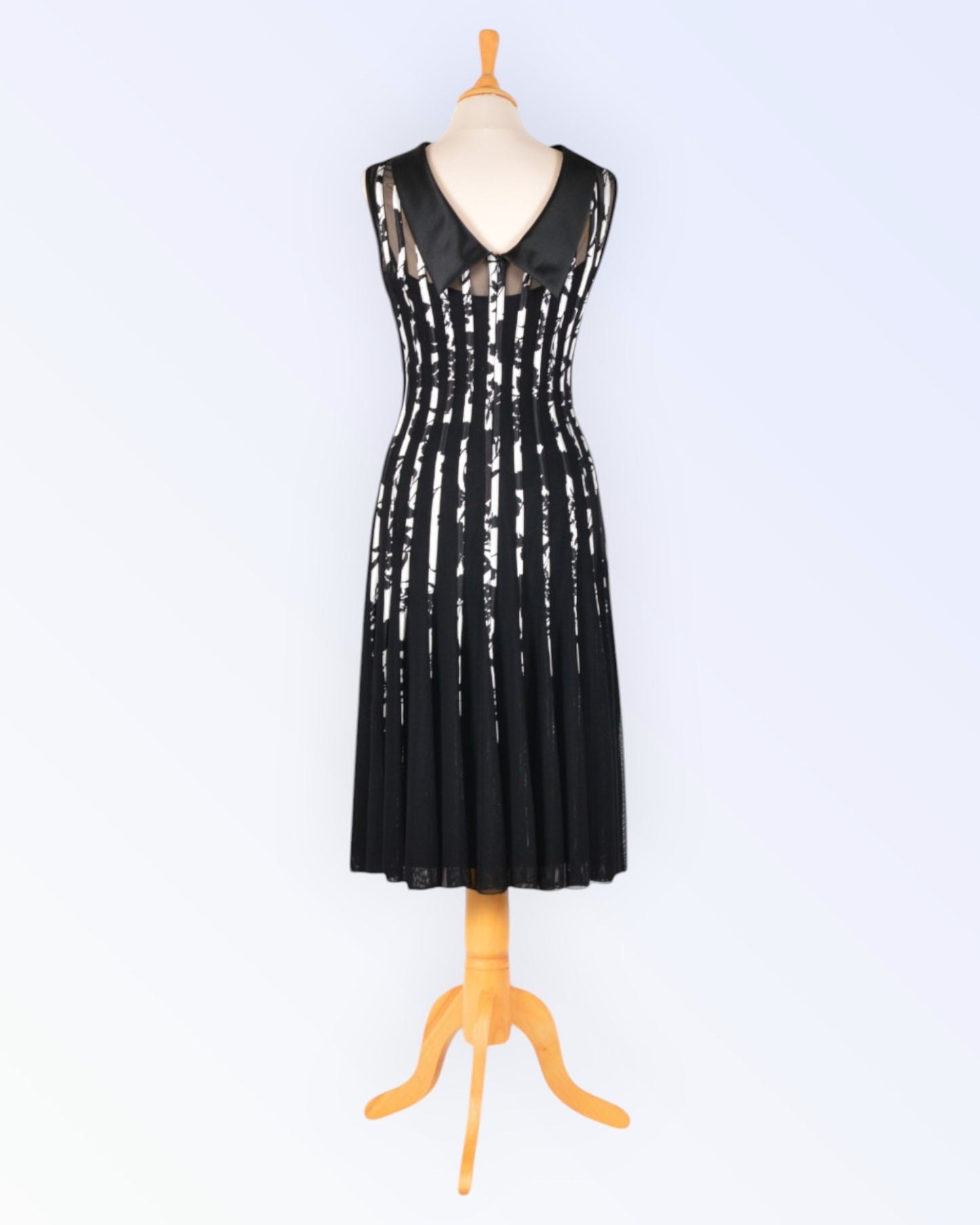 Swing black and white party dress
